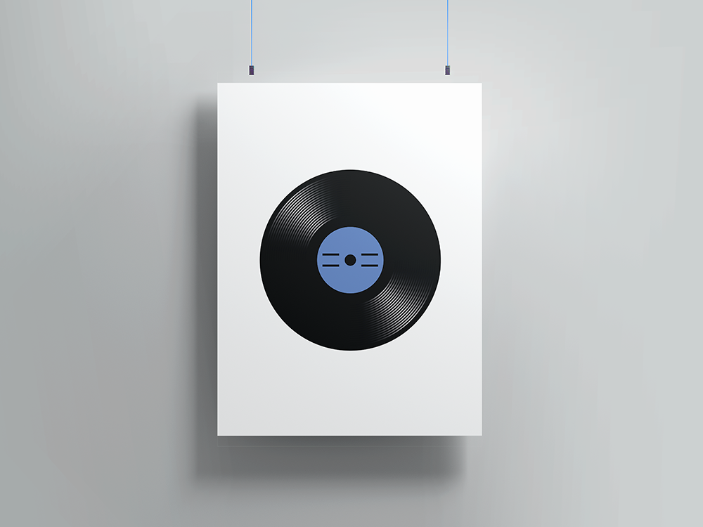 Vinyl-Record-Illustration-Music-Wall-Art-Hanging-Poster
